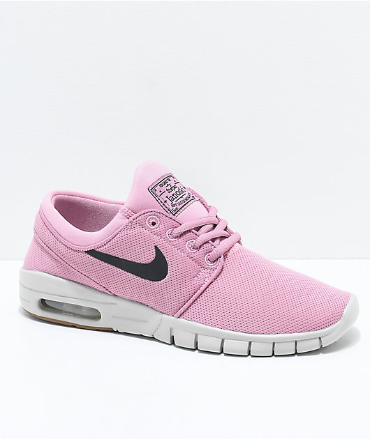 Nike SB Janoski Air Max Elemental zapatos de skate rosas para niños | Zumiez
