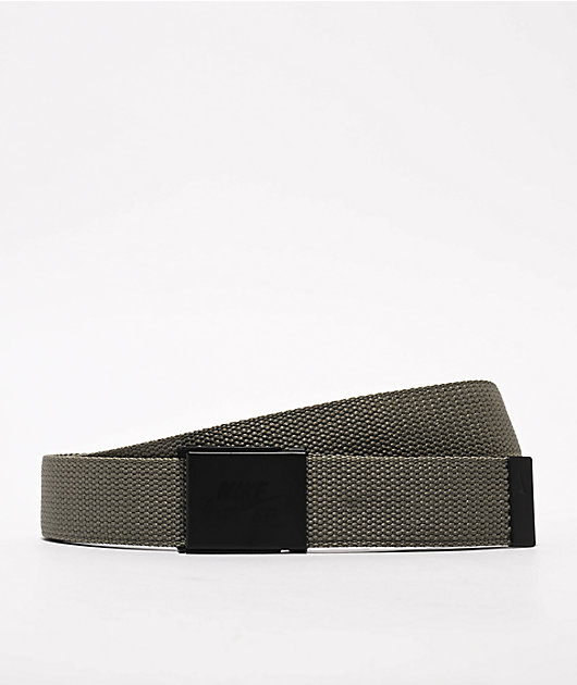 Nike SB 3-In-1 Black, Olive, & Khaki Web Belt Pack | Zumiez