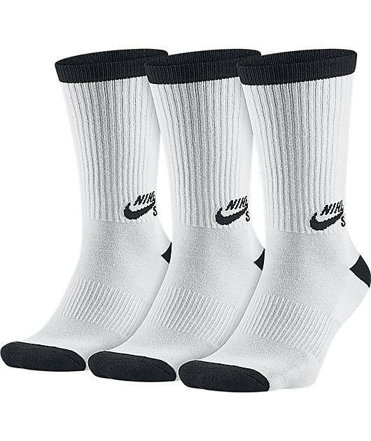 nike sb socks white