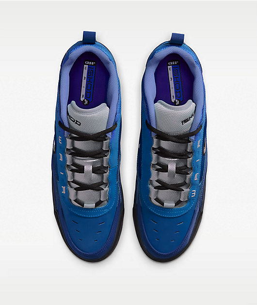Nike SB Air Max Ishod Blue Void & Metallic Silver Skate Shoes