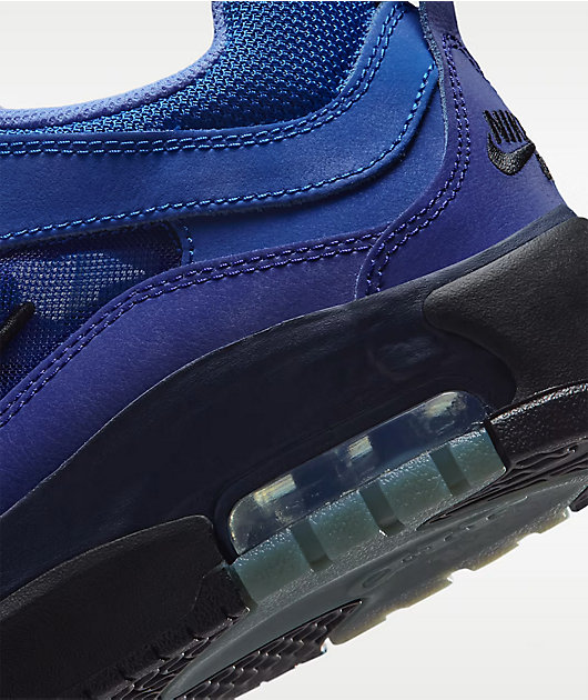 Nike SB Air Max Ishod Blue Void & Metallic Silver Skate Shoes