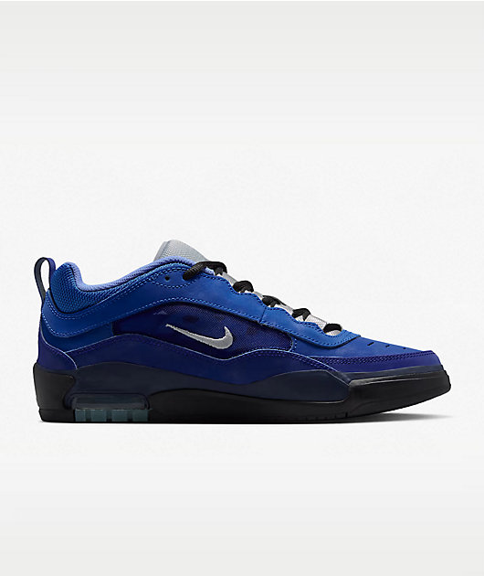 Nike SB Air Max Ishod Blue Void & Metallic Silver Skate Shoes