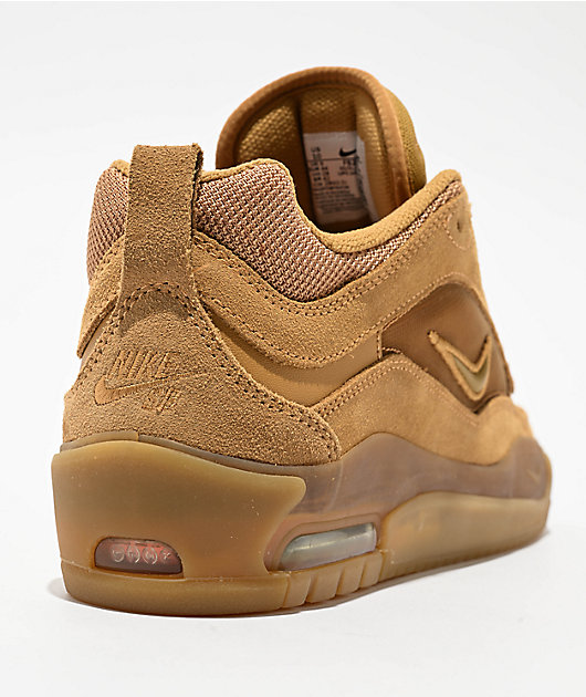 Nike SB Air Max Ishod Flax, Safety Orange, & Wheat Skate