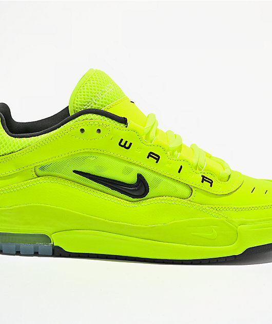Nike SB Air Max Ishod PRM Volt & Black Skate Shoes
