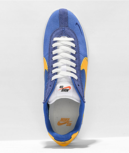 Nike SB BRSB Royal Blue & Gold Skate Shoes 