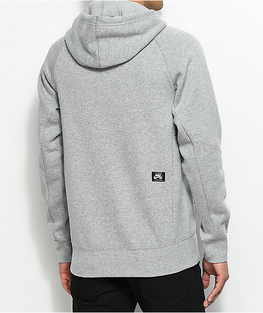 nike sb gray hoodie