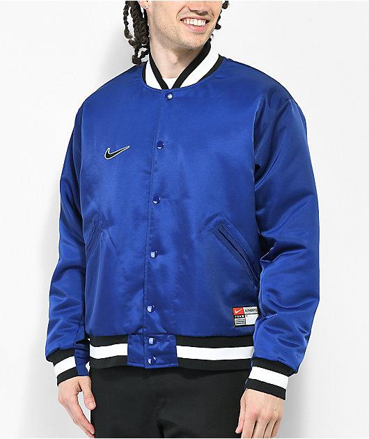 Nike SB Baseball Blue Varsity Jacket Zumiez