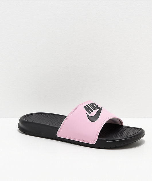 Nike SB Benassi Pink Foam \u0026 Black Slide 