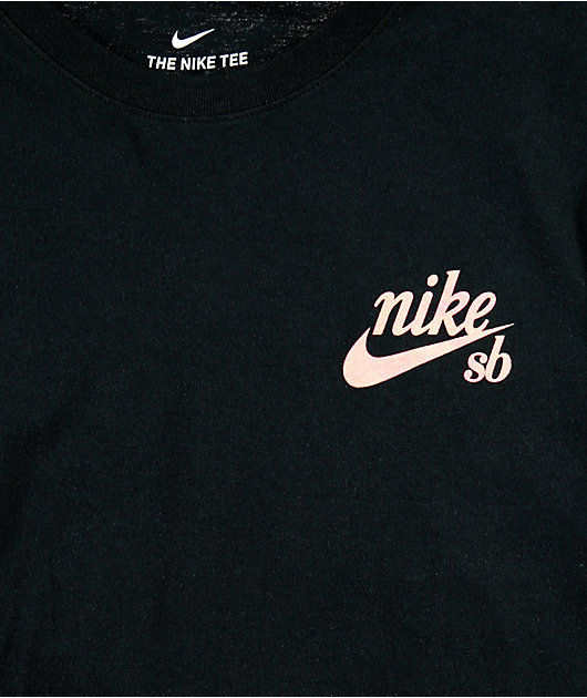 Nike SB Big Dog Black Pink T Shirt Zumiez