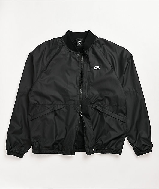 nike sb bomber jacket black