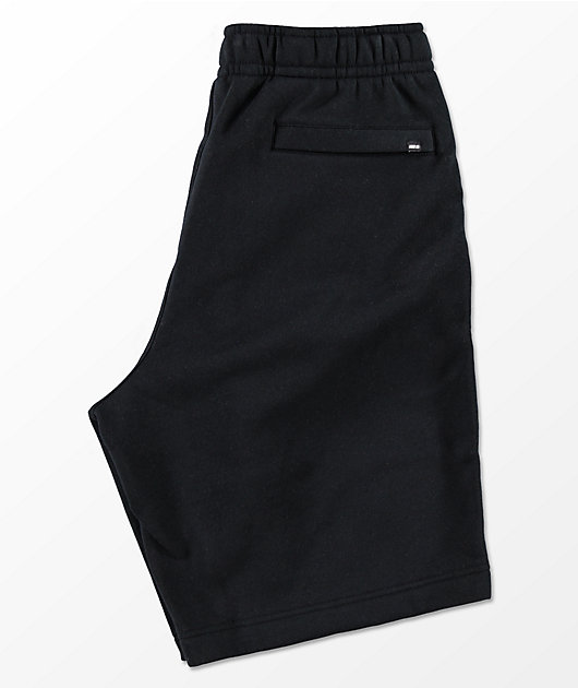 nike sb black fleece shorts