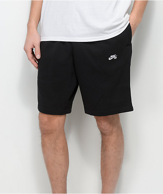 Nike SB Black Fleece Shorts | Zumiez