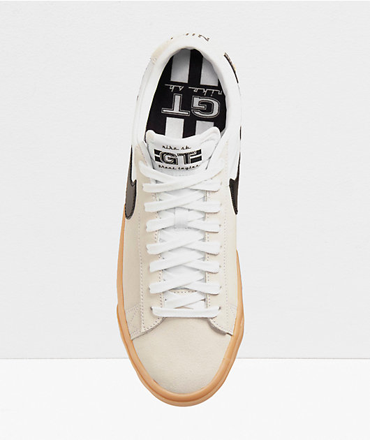 Ensomhed for meget Bløde Nike SB Blazer GT Pro White & Gum Skate Shoes