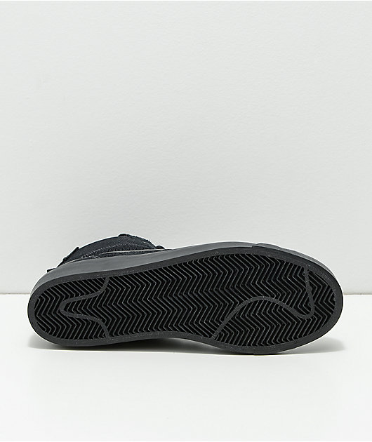 Nike SB Blazer Mid PRM Black & Anthracite Skate Shoes