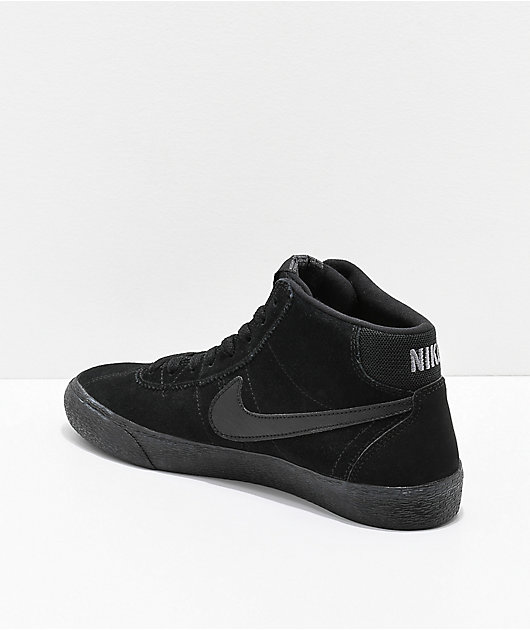 Nike SB Hi All Black Skate Shoes