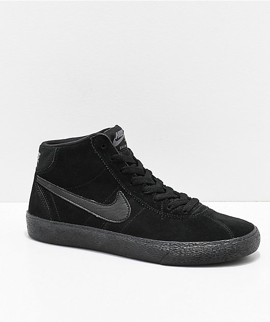 Nike SB Bruin Hi All Black Shoes