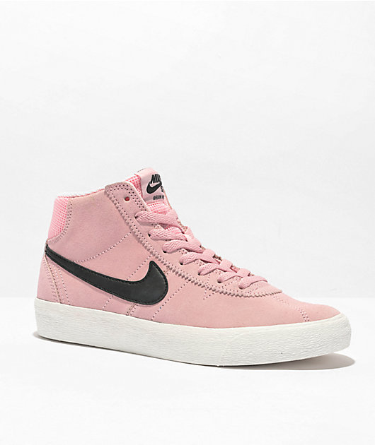 vencimiento Aumentar sistemático Nike SB Bruin High Pink & Black Skate Shoes