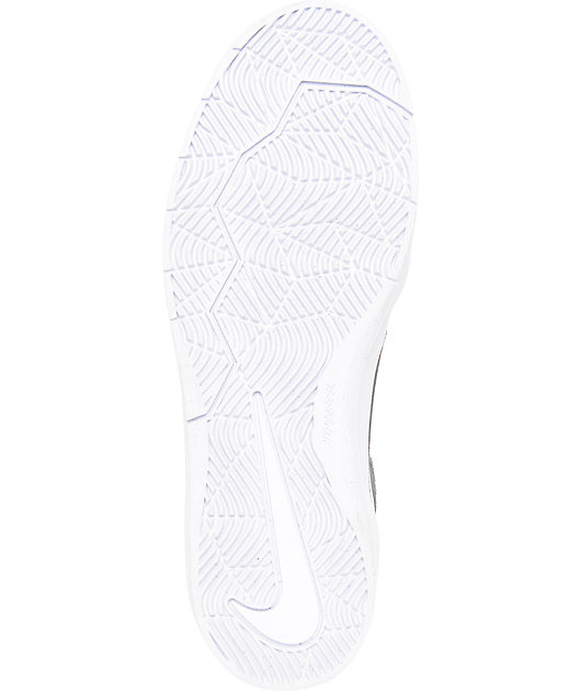 Pence afschaffen twist Nike SB Bruin Hyperfeel Black & White Skate Shoes | Zumiez