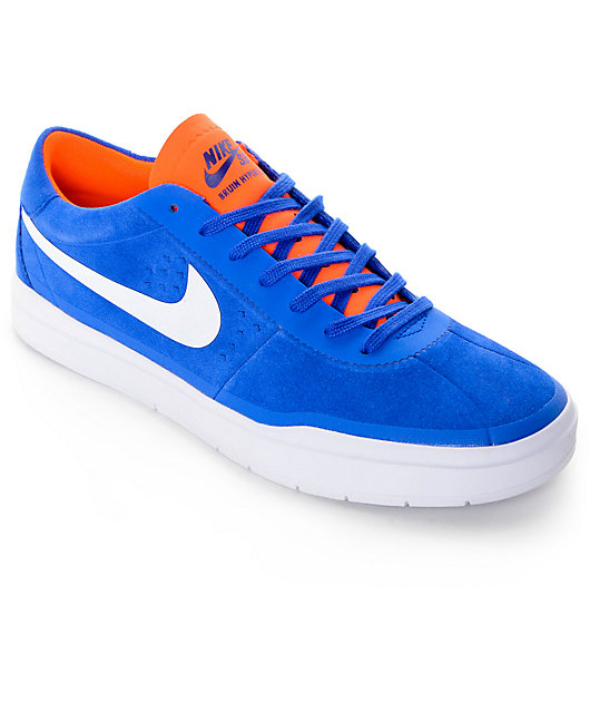 Nike SB Bruin Hyperfeel zapatos de skate en azul carrera y blanco | Zumiez