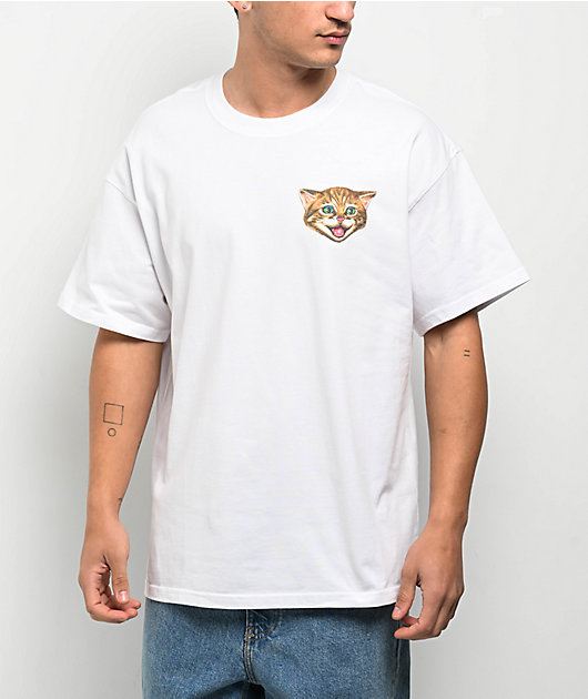 Nike SB Cat Scratch White T-Shirt | Zumiez