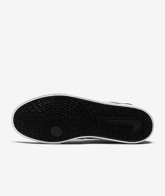 Nike SB Chron 2 Black & White Skate Shoes