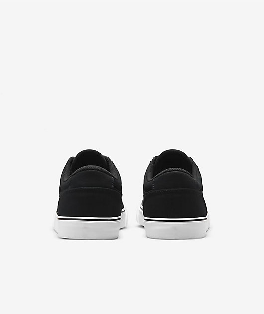 Nike SB Chron 2 Black & White Skate Shoes