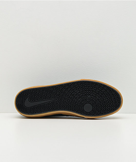 Nike SB Chron 2 Black Gum Skate Shoes