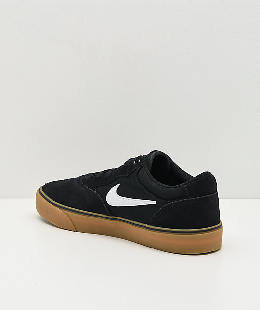 Nike SB Chron 2 Black Gum Skate Shoes