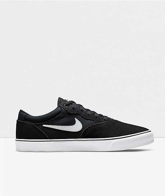 Nike SB Chron 2 zapatos de skate en blanco y negro