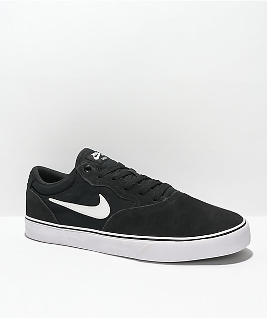 Nike 2 de skate en blanco y negro