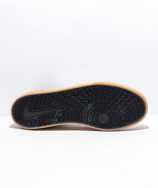 Nike sb gum sole on sale white