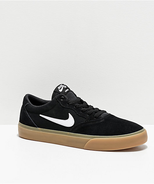 black nike skate shoes