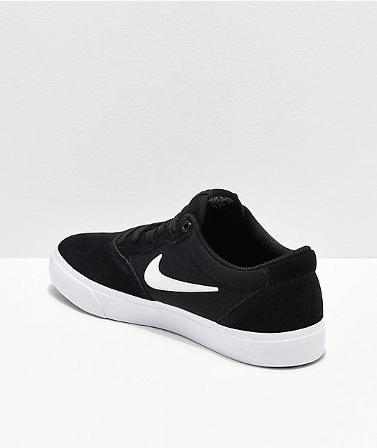 nike sb blanco con negro