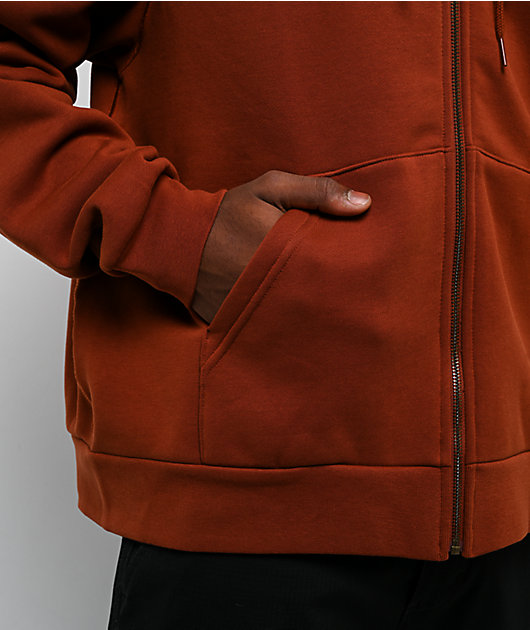 Nike SB Cinnamon Orange Zip Hoodie