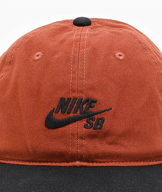 Nike SB Club Cinnamon & Black Strapback Hat | Zumiez