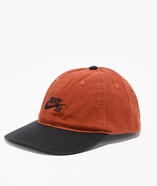Nike SB Club Cinnamon & Black Strapback Hat | Zumiez