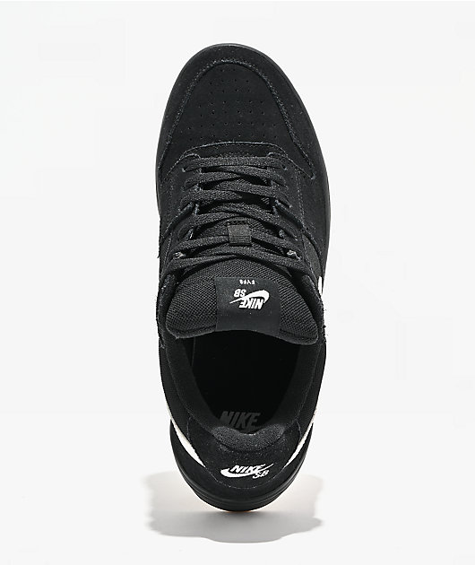 Nike SB Code 58 Black & White Skate Shoes