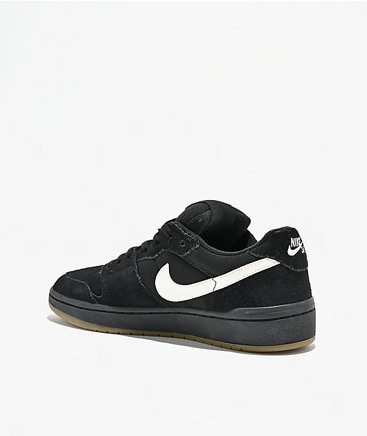 Nike SB Code 58 Black & White Skate Shoes