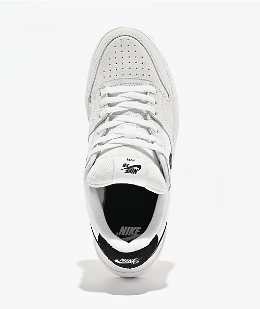 Nike SB Code 58 White & Black Skate Shoes