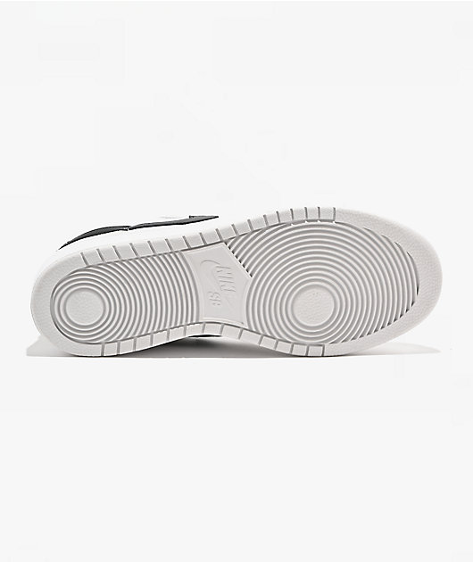 Nike SB Code 58 White & Black Skate Shoes