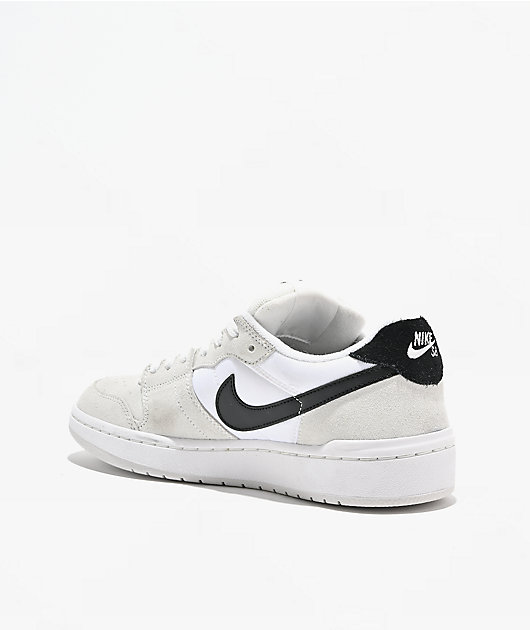 Nike SB Code 58 White & Black Skate Shoes