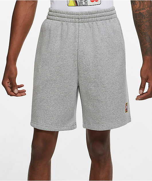nike grey sweatshorts