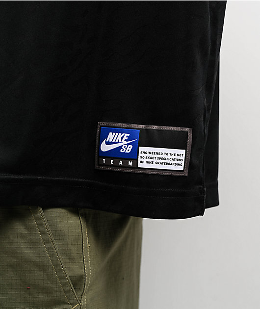 Nike SB Dri-FIT Jacquard Black Skate Jersey