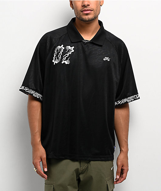Nike SB Dri-FIT Jacquard Black Skate Jersey