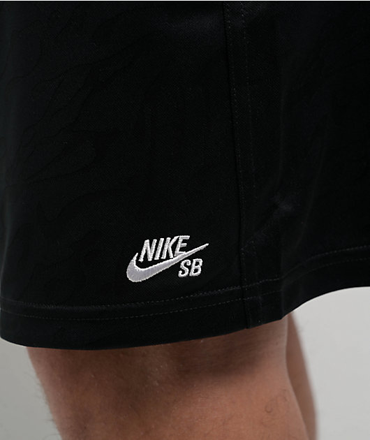 Nike SB Dri-Fit Jacquard Sport Black Skate Shorts