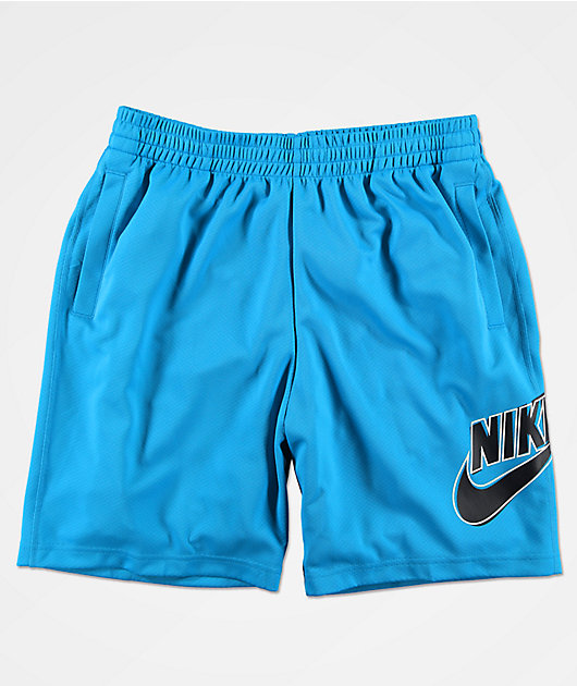 blue nike shorts