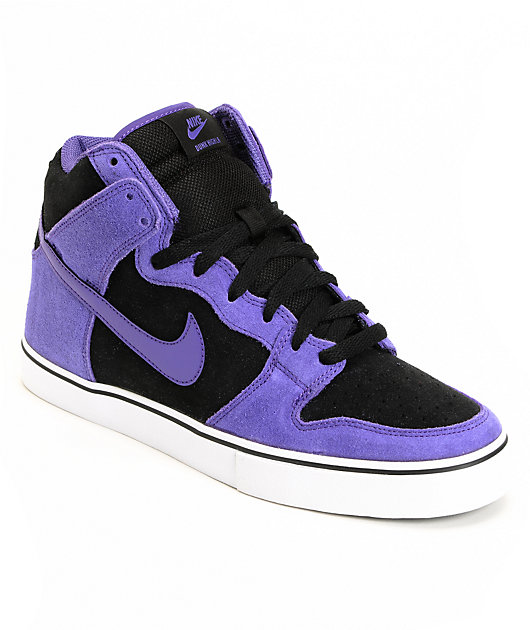 purple nike shoes high tops