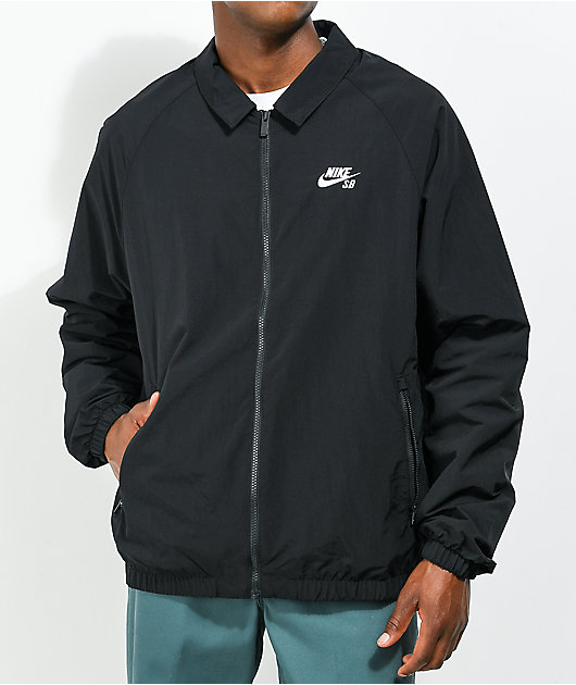 Hassy undtagelse Airfield Nike SB Essentials Black Coaches Jacket | Zumiez