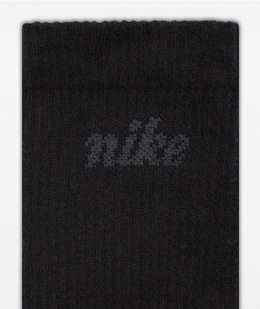 Nike SB Everyday Elevated Black, White & Grey 3 Pack Crew Socks | Zumiez