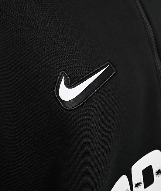 Nike SB FC Black Oversized Quarter Zip Sweatshirt